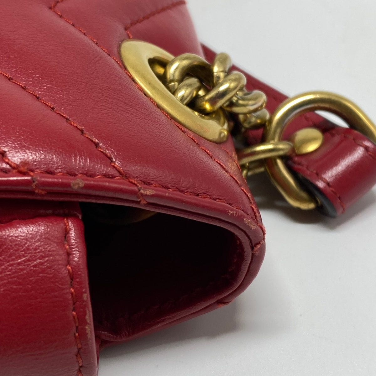 GUCCI GG MINI MARMONT RED