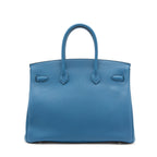 Hermes Birkin 35 Togo Bleu Cobalt SHW