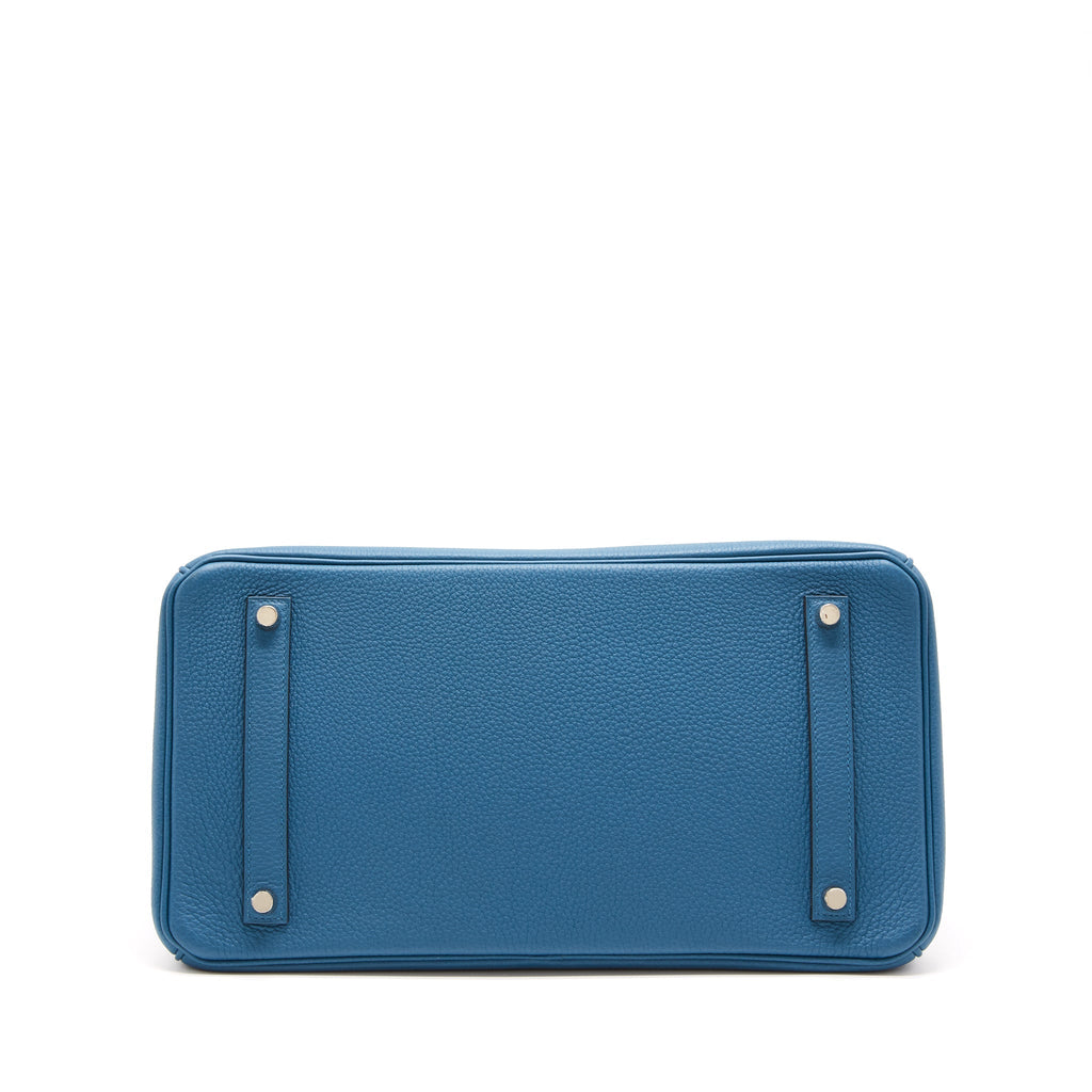 Hermes Birkin 35 Togo Bleu Cobalt SHW