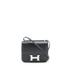 HERMES MINI CONSTANCE STUDIO DISCO LIMITED MONSIEUR LEATHER BLACK WITH SHW