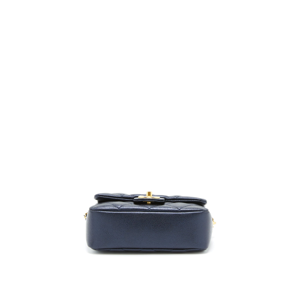 CHANEL 21K MY PERFECT MINI FLAP BAG CAVIAR BLACK GHW