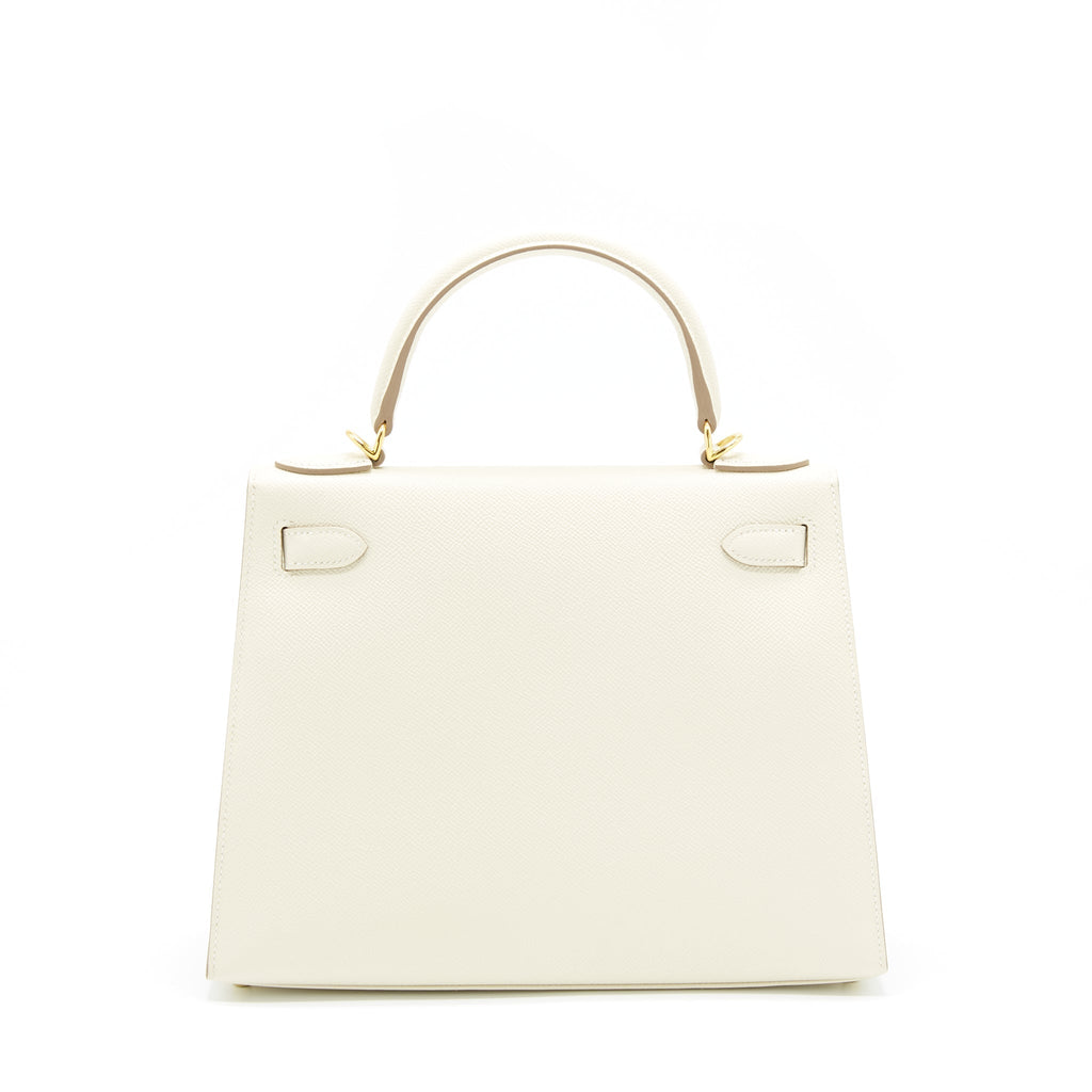 HERMES KELLY 28 SELLIER EPSOM CRAIE GHW