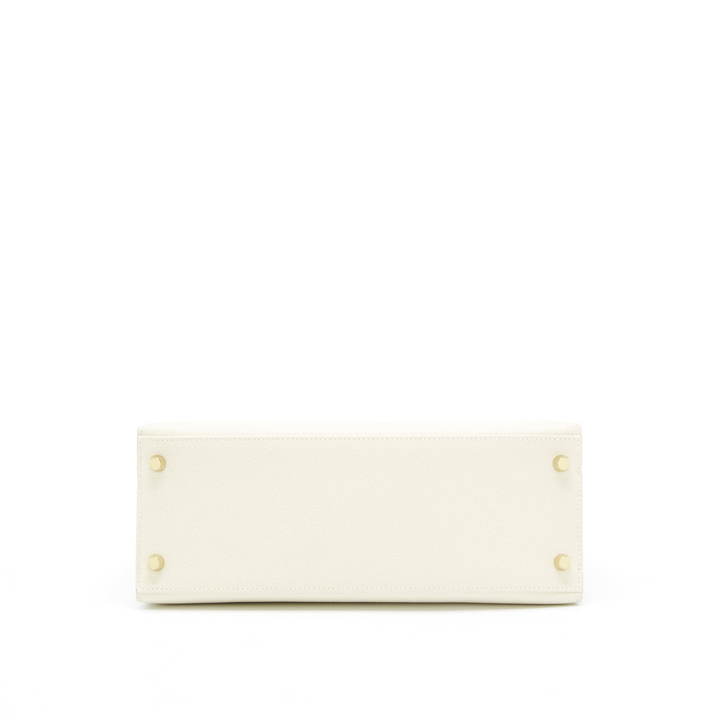 HERMES KELLY 28 SELLIER EPSOM CRAIE GHW
