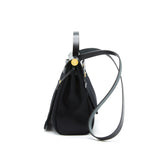 HERMES HERBAG 31 RETOUR BAG BLACK GHW