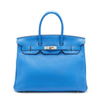 Hermes Birkin 35 Togo 7W Bleu Izmir SHW