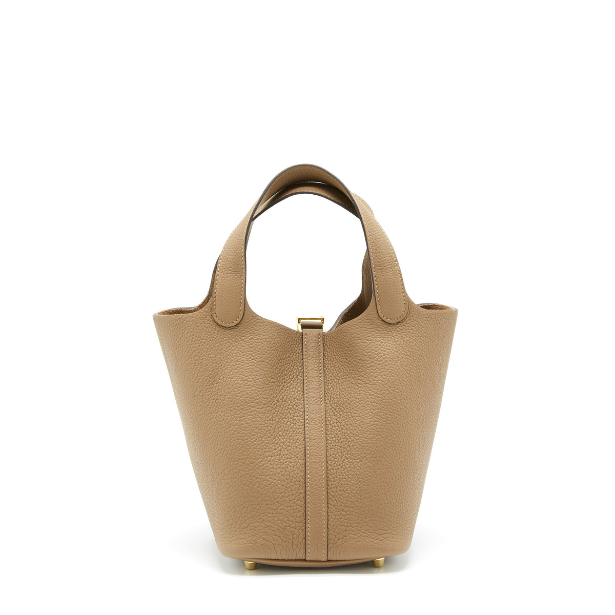 HERMES PICOTIN 18 CLEMENCE BEIGE DE WEIMAR GHW