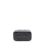 CHANEL 22A TOP HANDLE LONG VANITY WITH CHAIN LAMBSKIN BLACK LGHW