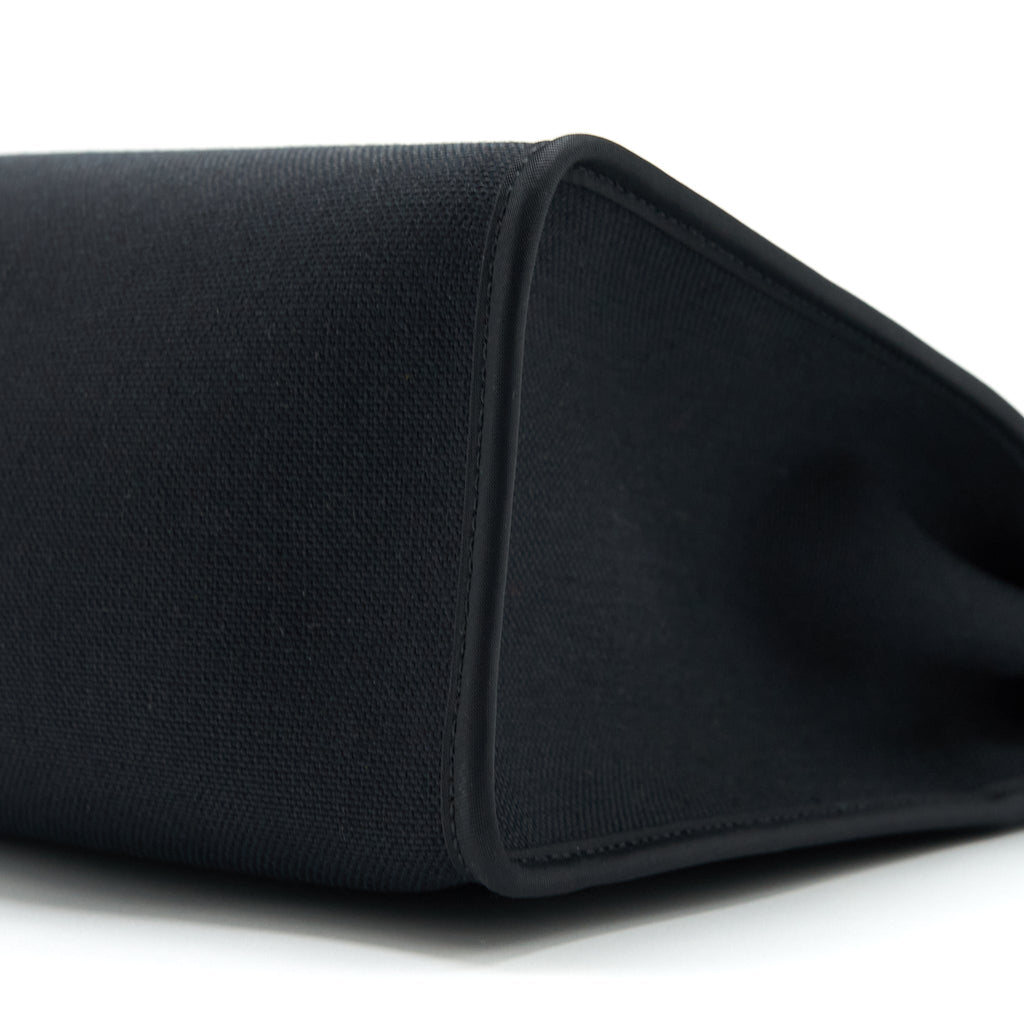 HERMES HERBAG ZIP 31 BAG CANVAS BLACK SHW