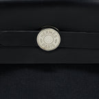 HERMES HERBAG ZIP 31 BAG CANVAS BLACK SHW
