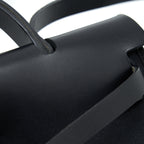 HERMES HERBAG ZIP 31 BAG CANVAS BLACK SHW