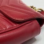 GUCCI GG MINI MARMONT RED