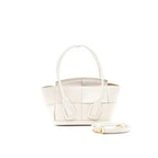 BOTTEGA VENETA MINI ARCO BAG WHITE