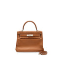 HERMES KELLY 28 CLEMENCE GOLD SHW
