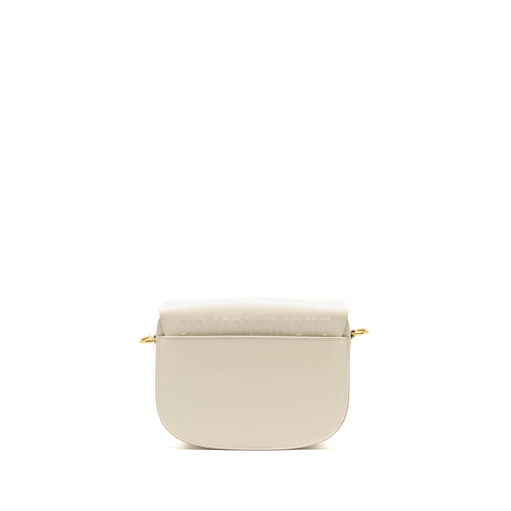 DIOR MEDIUM DIOR BOBBY BAG CALFSKIN WHITE GHW