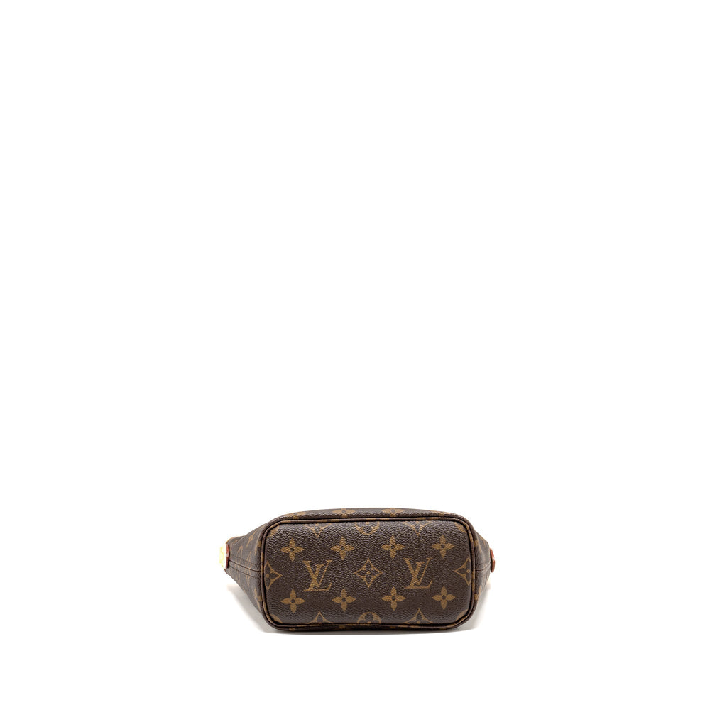 LOUIS VUITTON NEVERFULL BB BEIGE  STRAP MONOGRAM CANVAS GHW