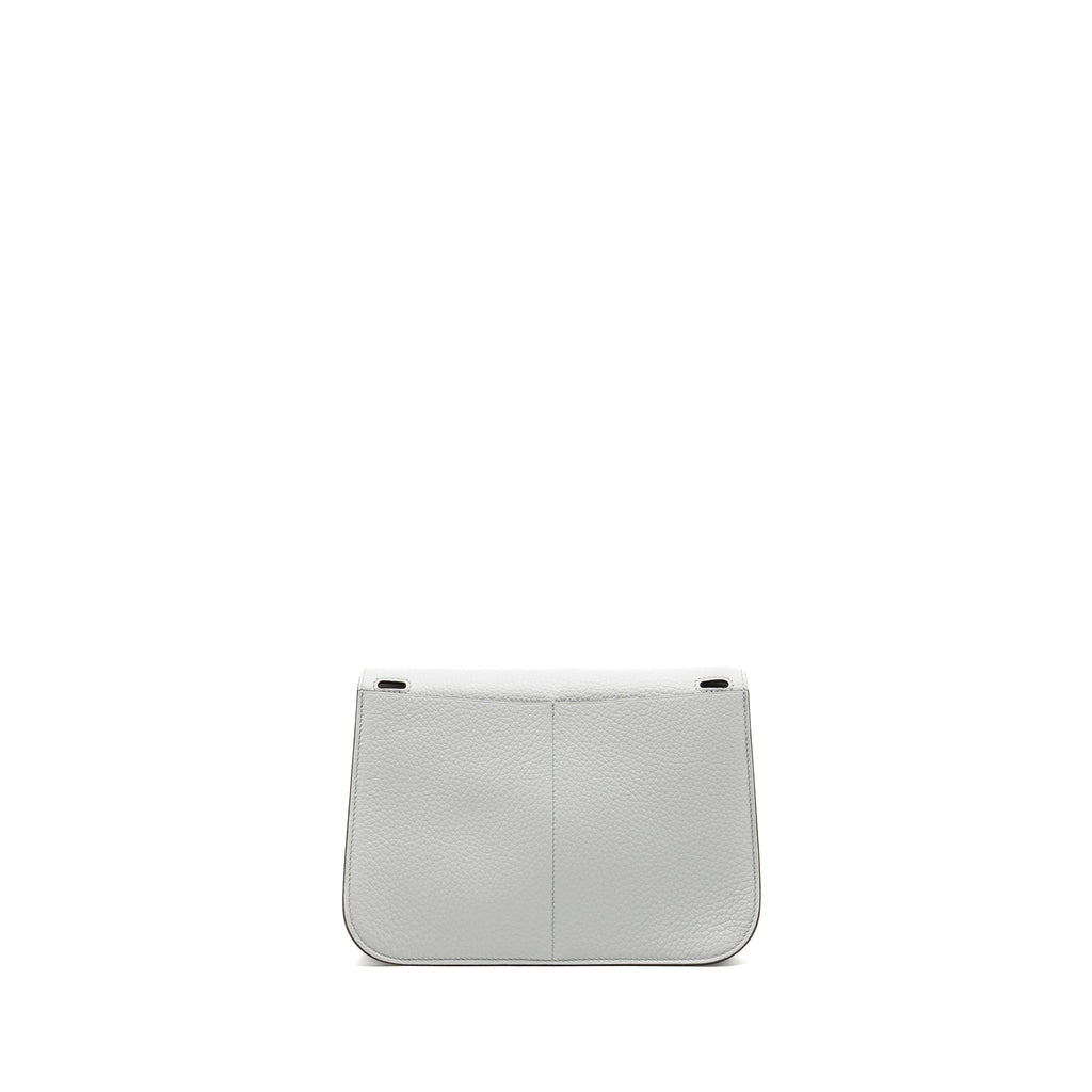 Hermes Halzan 25 Clemence Blue Pale SHW