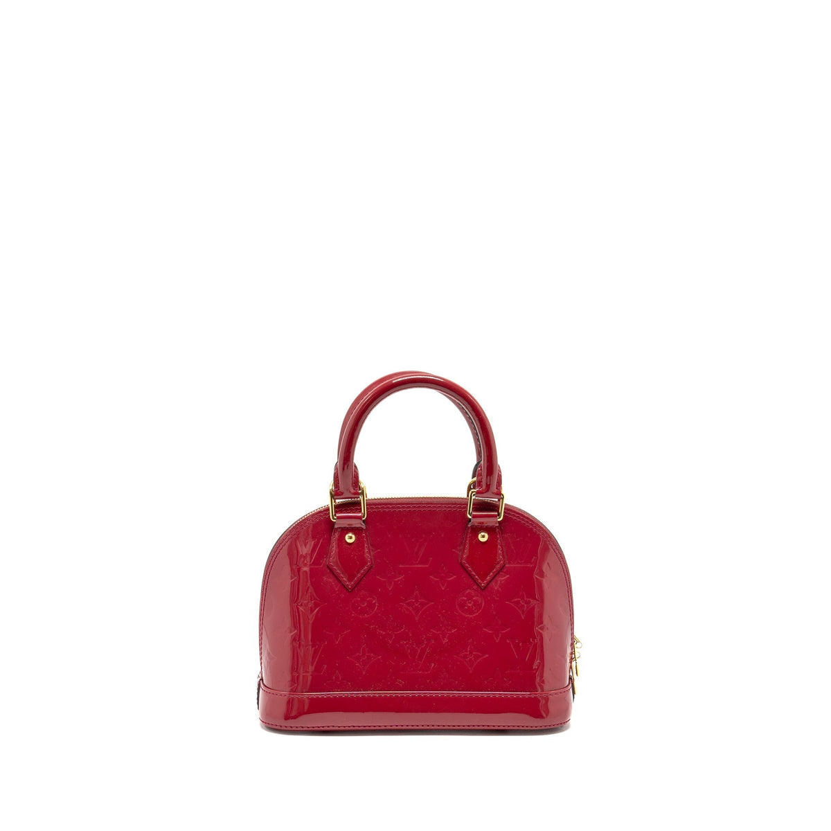 LOUIS VUITTON ALMA BB PATENT INDIAN ROSE GHW