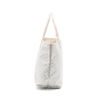 GOYARD SAINT LOUIS PM TOTE BAG LIMITED EDITION GOYARDLINE CANVAS WHITE/LIGHT BLUE SHW