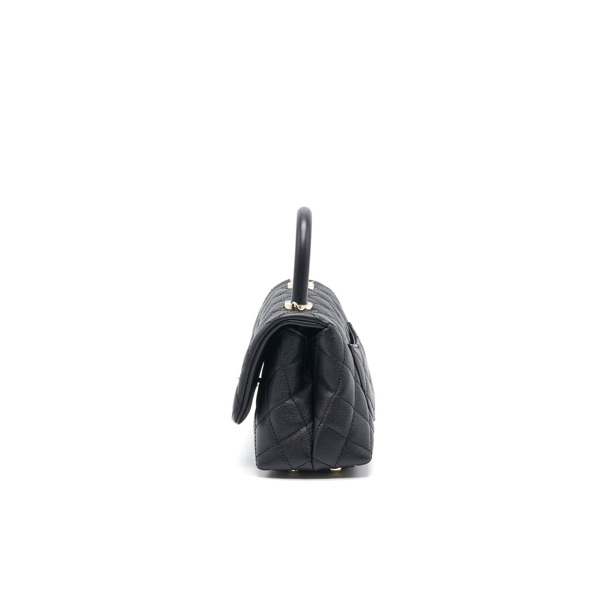 CHANEL COCO HANDLE EXTRA MINI BLACK LGHW SERIAL30