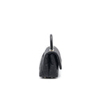 CHANEL EXTRA MINI COCO HANDLE FLAP BAG BLACK LGHW