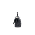 CHANEL EXTRA MINI COCO HANDLE FLAP BAG BLACK LGHW