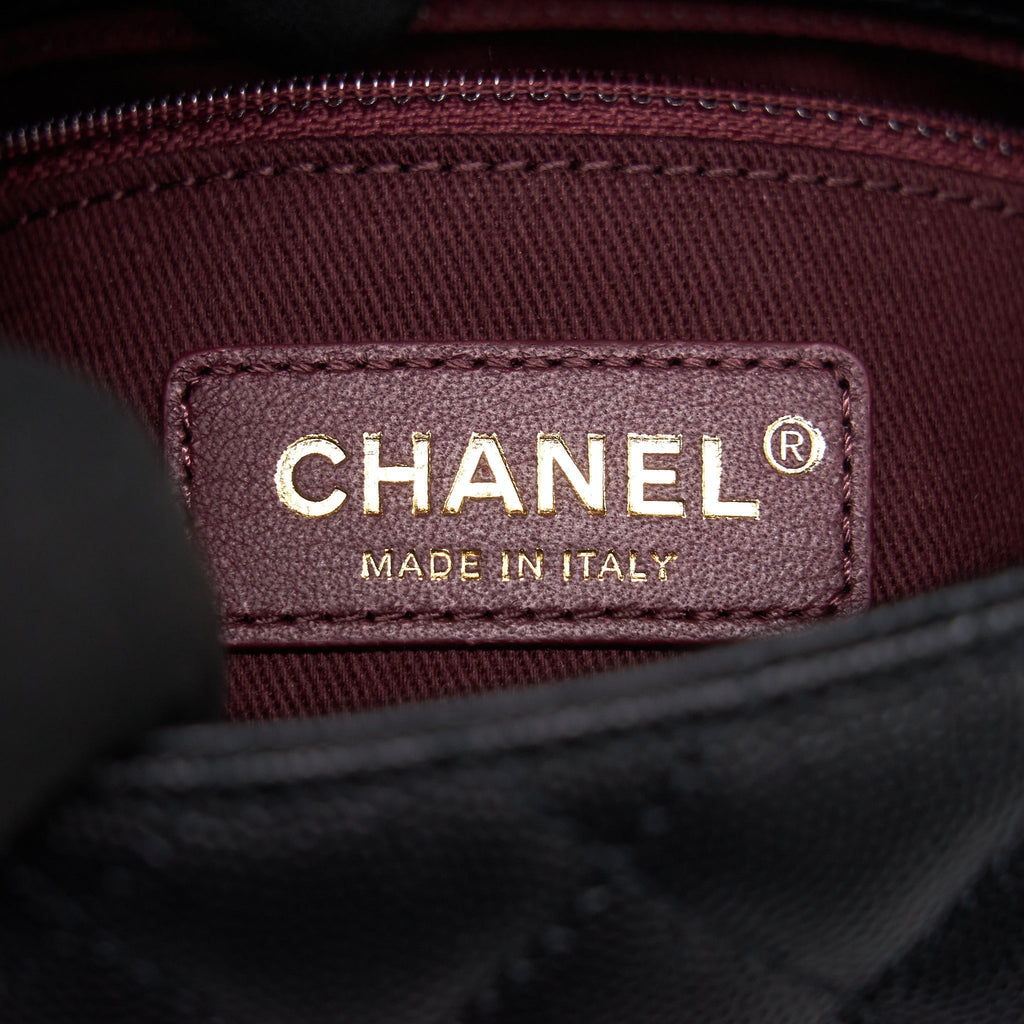 CHANEL EXTRA MINI COCO HANDLE FLAP BAG BLACK LGHW