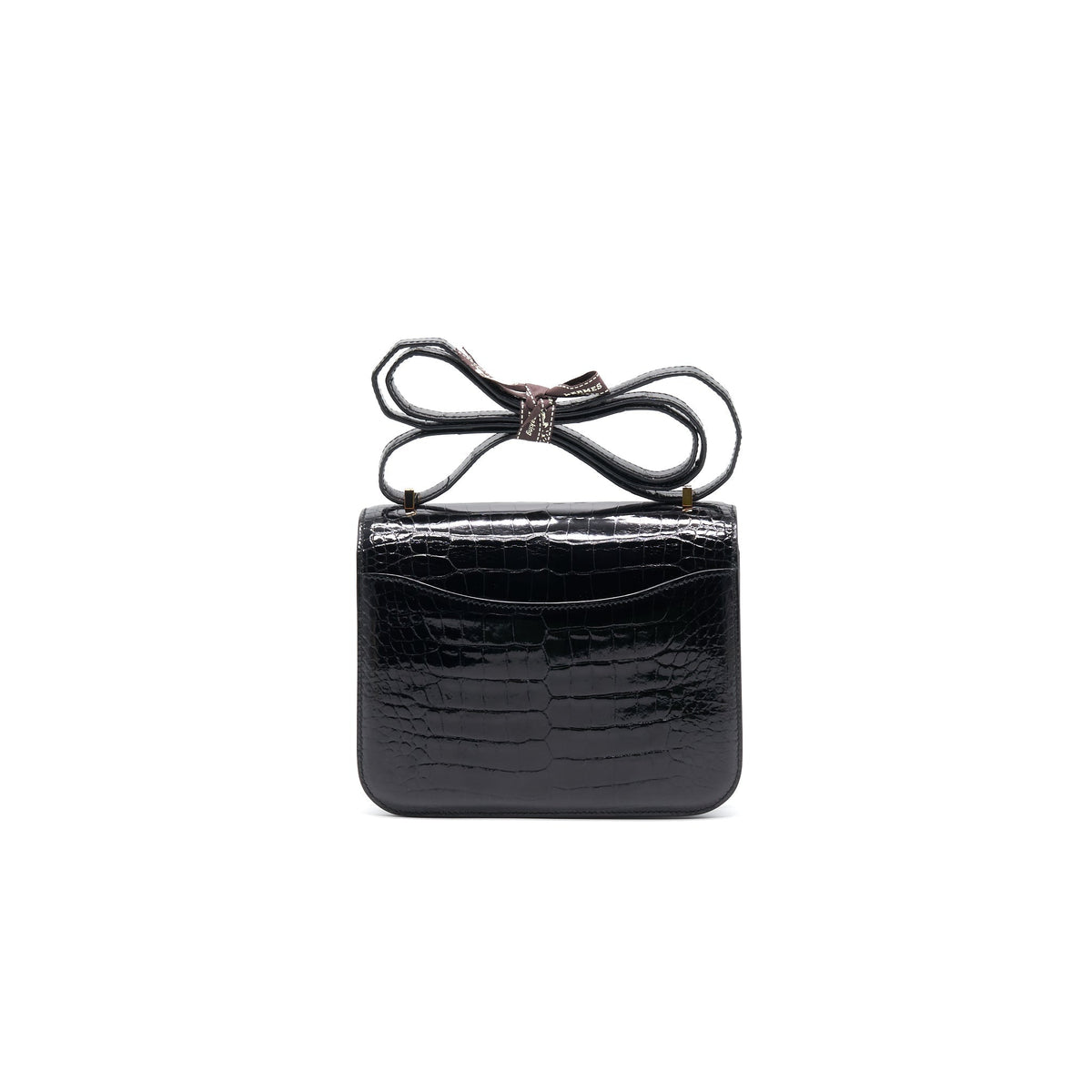 HERMES ALIGATOR CONSTANCE MINI BLACK RGHW
