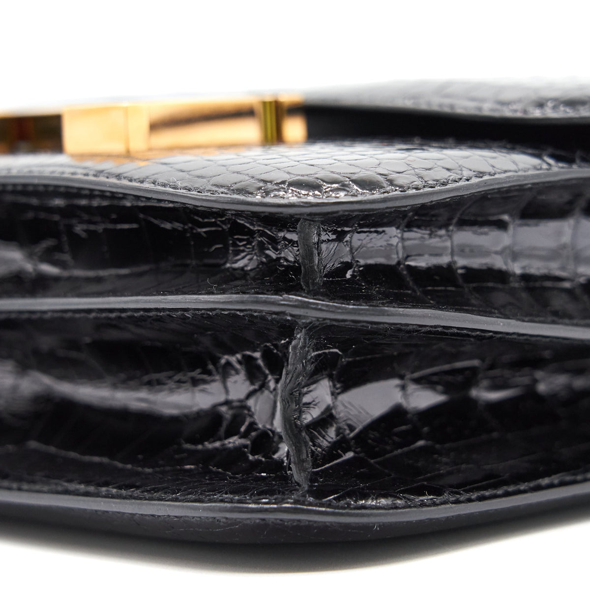 HERMES ALIGATOR CONSTANCE MINI BLACK RGHW