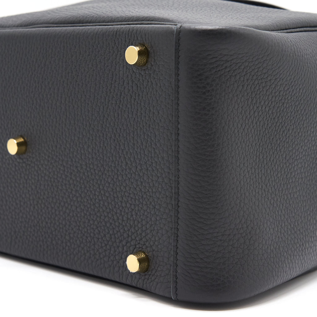 HERMES LINDY 30 BLACK GHW
