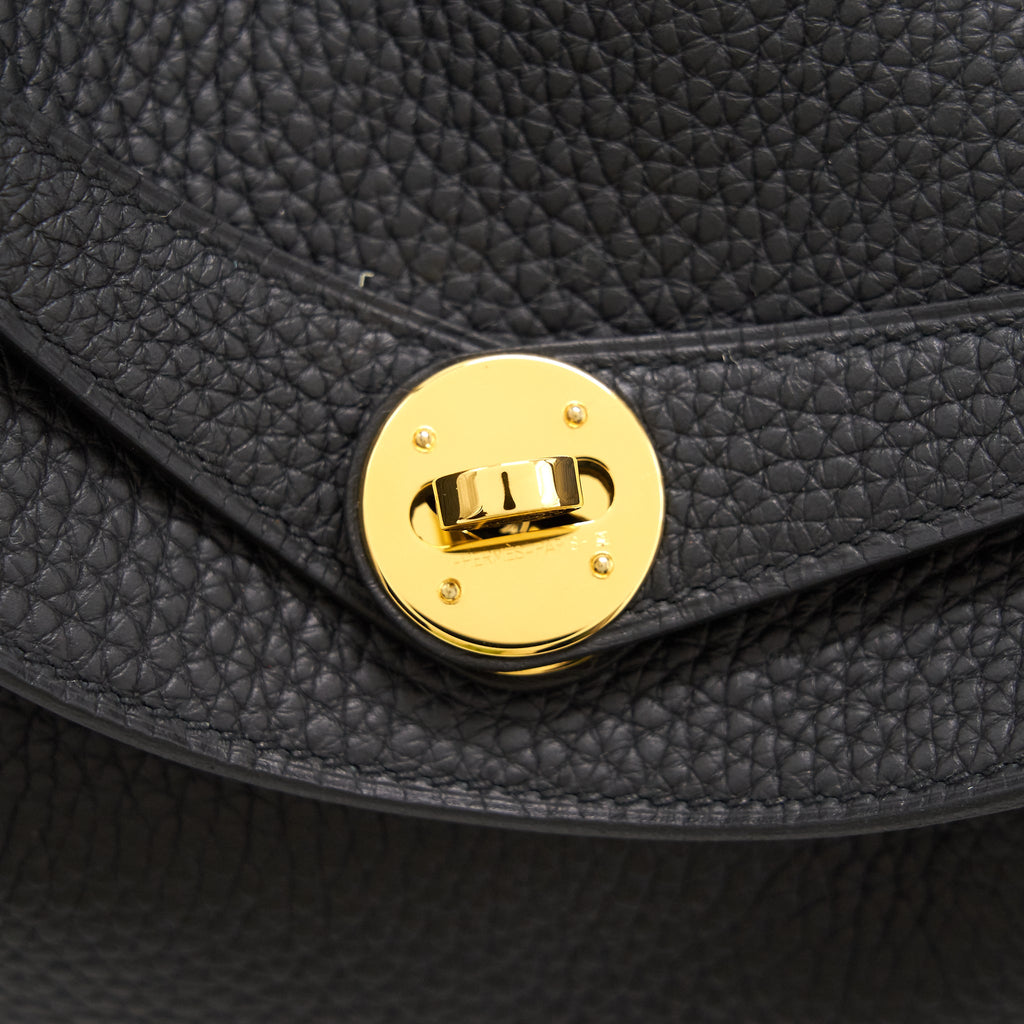 HERMES LINDY 30 BLACK GHW