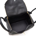 HERMES LINDY 30 BLACK GHW