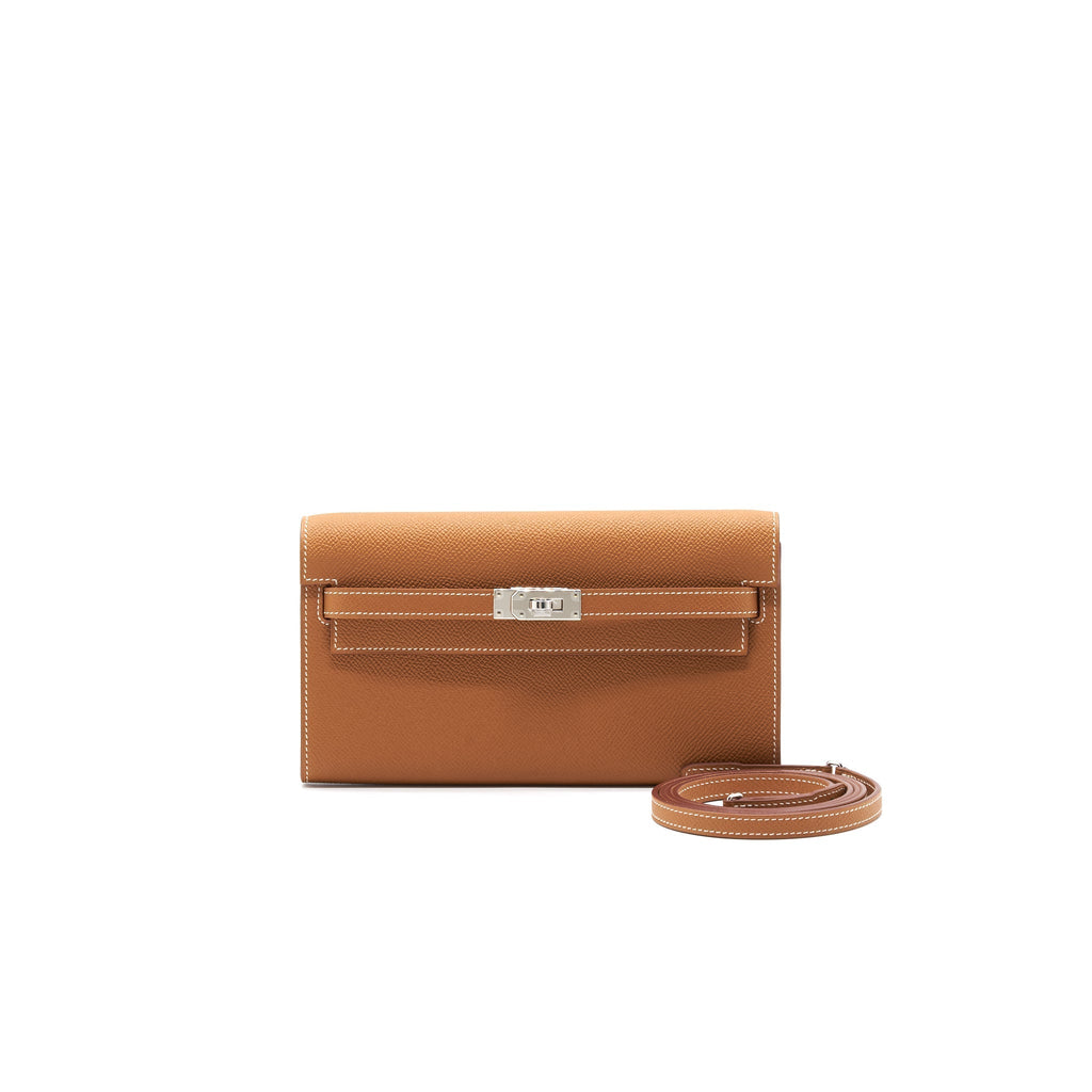 HERMES KELLY TO GO GOLD SHW