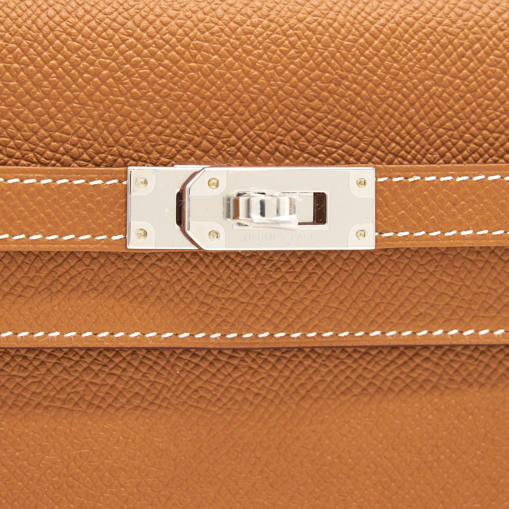HERMES KELLY TO GO GOLD SHW