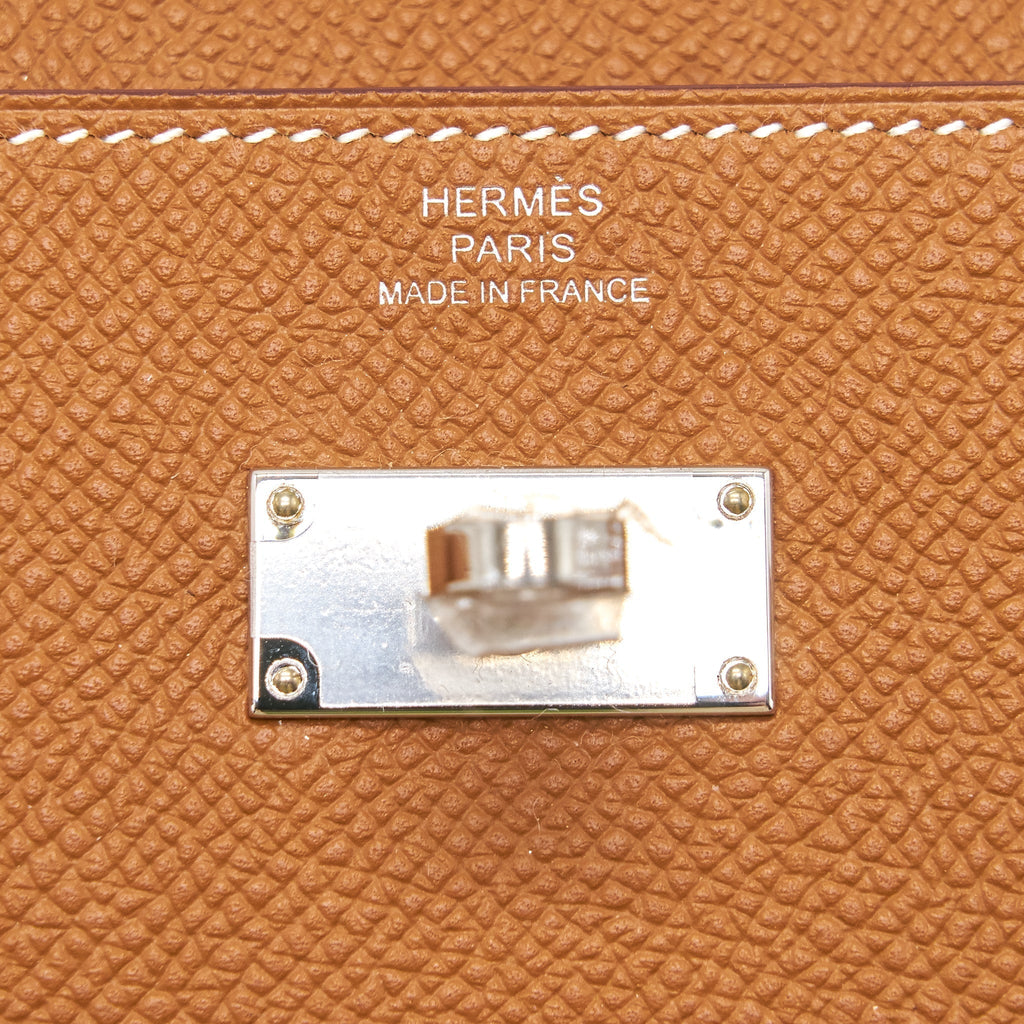 HERMES KELLY TO GO GOLD SHW