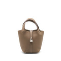 Hermes Picotin 18 Lock Bag Etoupe SHW