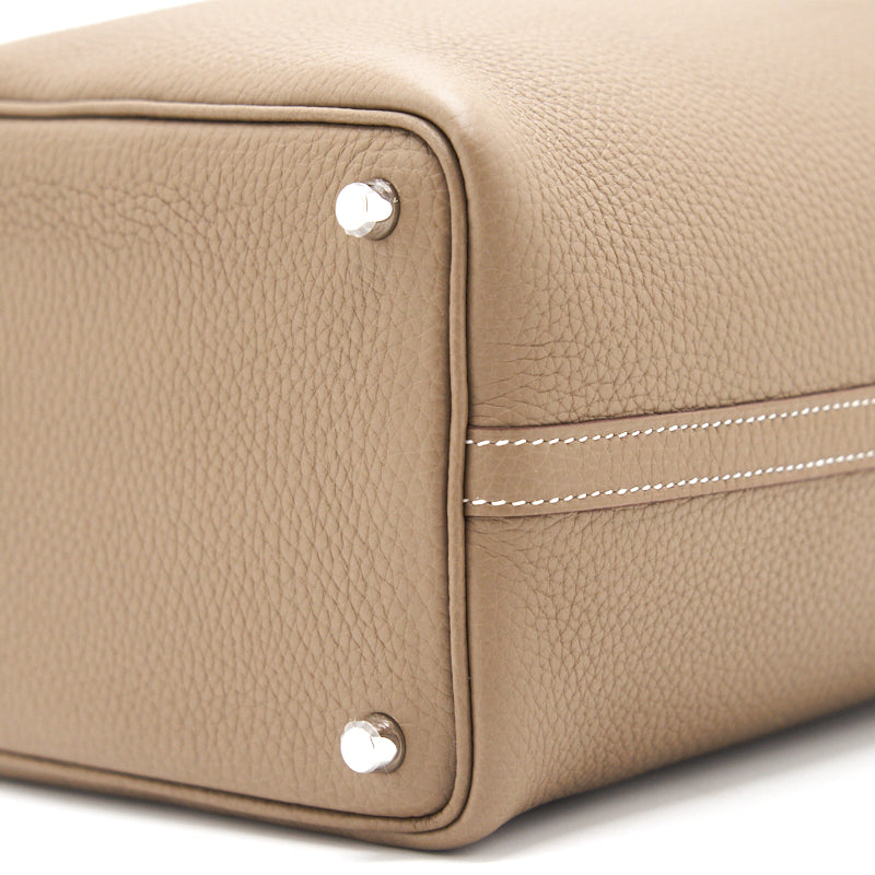 Hermes Picotin 18 Lock Bag Etoupe SHW
