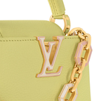 LOUIS VUITTON CAPUCINES MINI TAURILLON YELLOW GHW