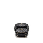 CHANEL MINI DUMA BACKPACK CALFSKIN BLACK LGHW (MICROCHIP)