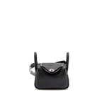 Hermes Mini Lindy II Clemence black SHW