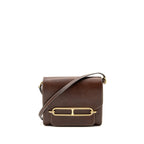 Hermes Roulis 23 Tadelakt Leather Dark Brown LGHW