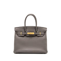 Hermes Birkin 30 Togo Gris Etain RGHW