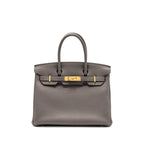 Hermes Birkin 30 Togo Gris Etain RGHW