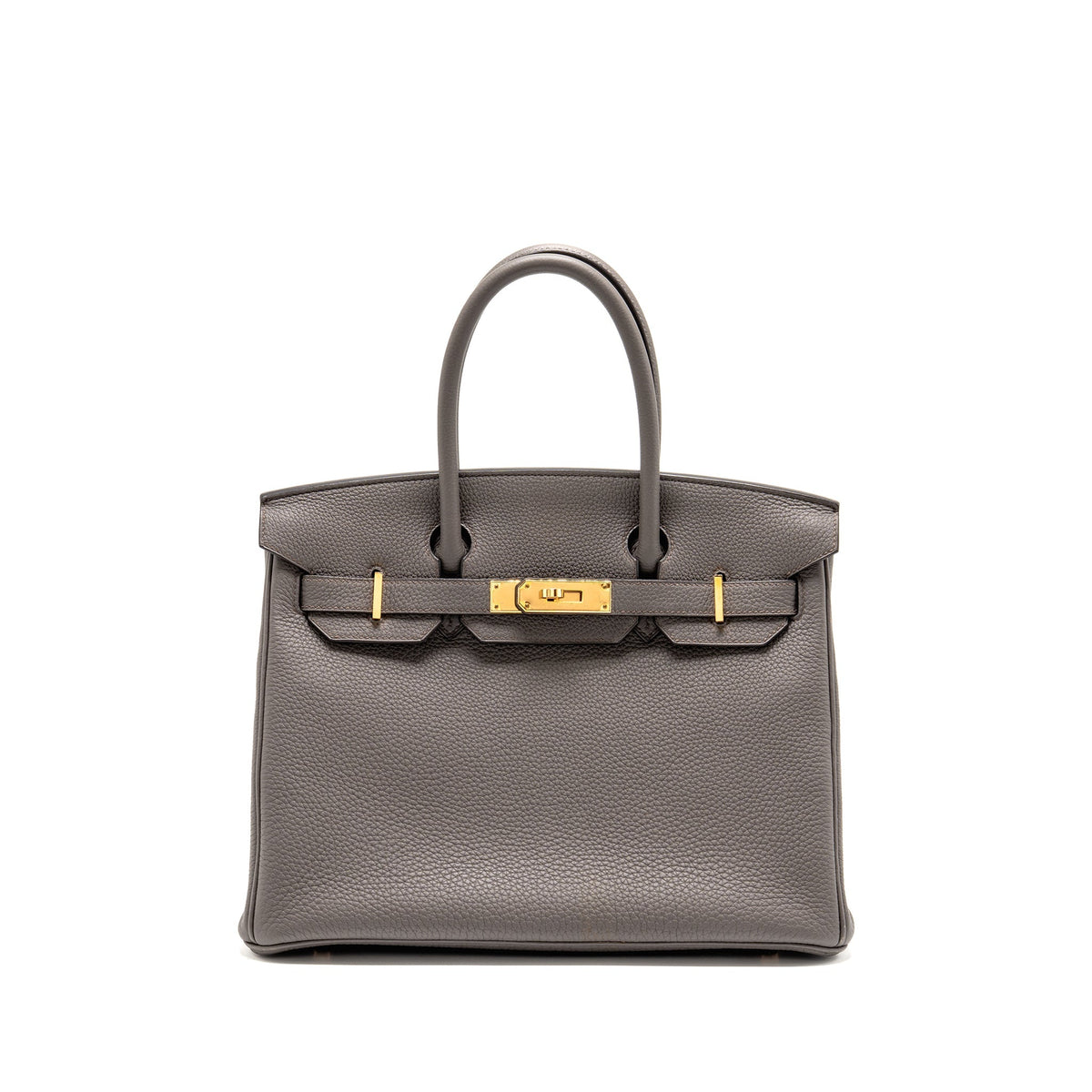 Hermes Birkin 30 Togo Gris Etain RGHW