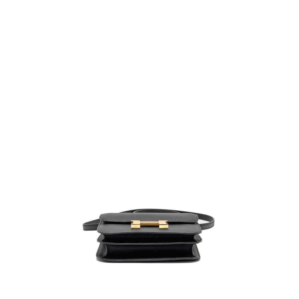 Hermes Mini Constance epsom black GHW
