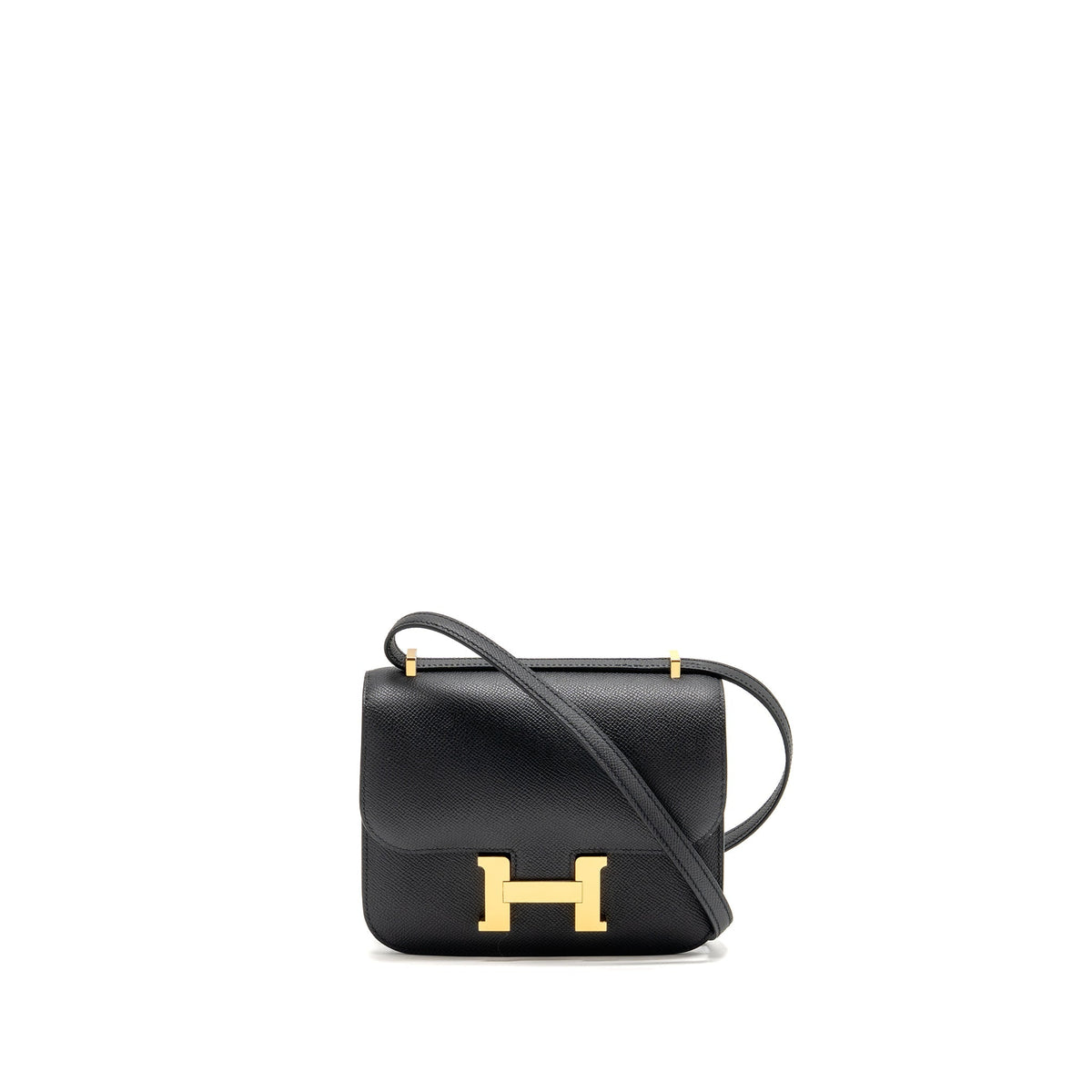 Hermes Mini Constance epsom black GHW