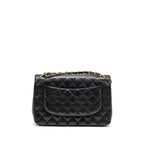 CHANEL JUMBO CLASSIC DOUBLE FLAP BAG CAVIAR BLACK GHW