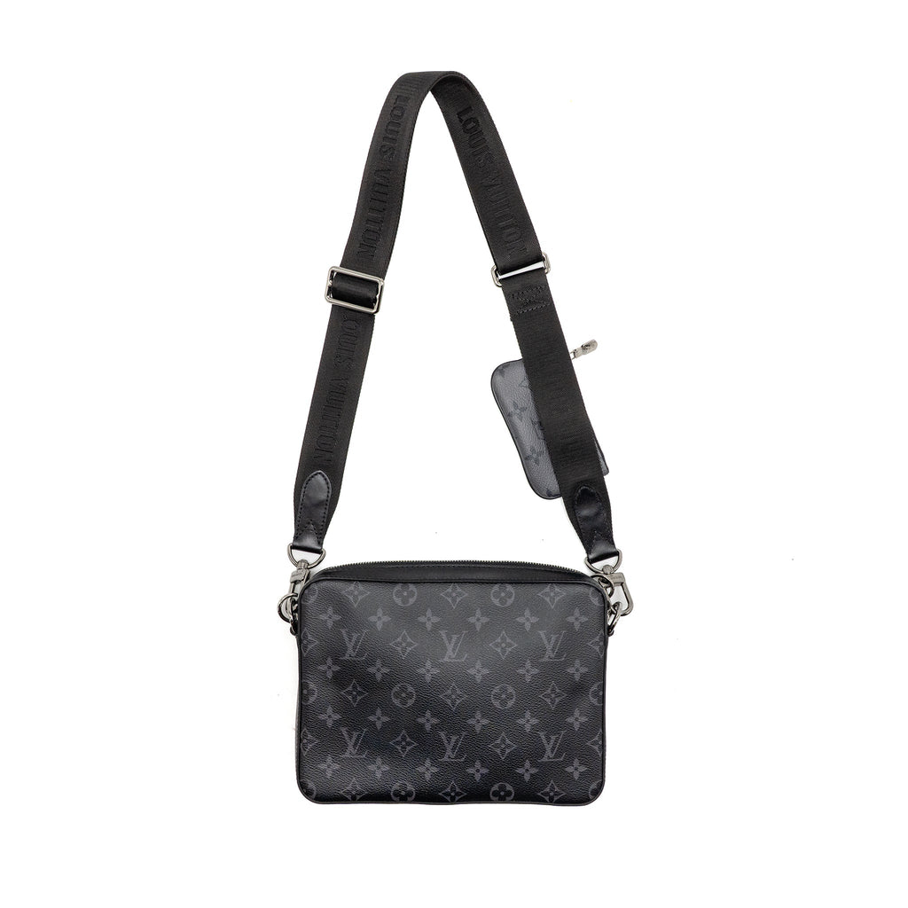 Louis Vuitton trio messenger bag monogram eclipse canvas SHW
