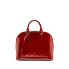 Louis Vuitton Alma PM Monogram Vernis Patent Red GHW