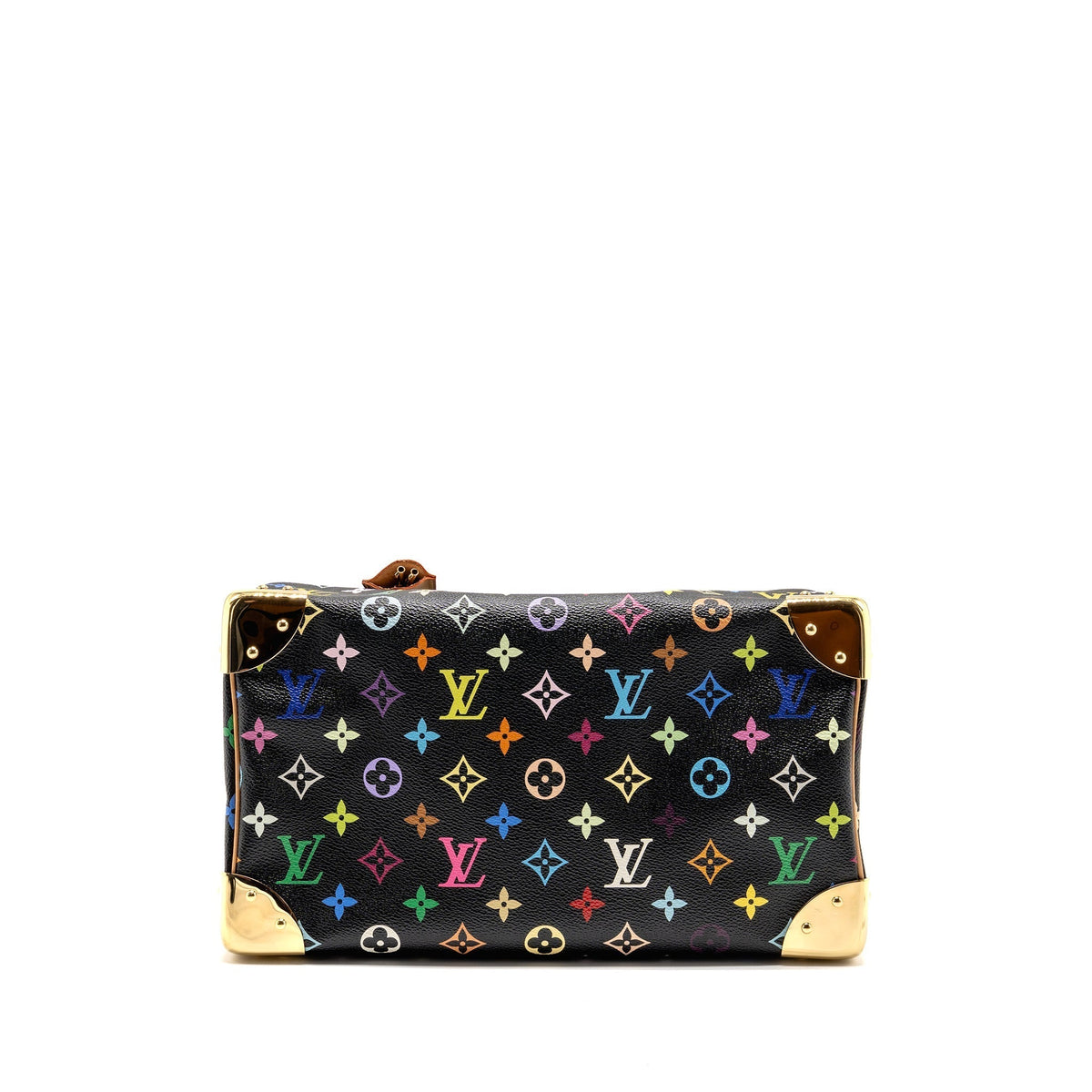 LOUIS VUITTON X TAKASHI MURAKAMI SPEEDY 30 LIMITED EDITION MULTICOLOURED MONOGRAM CANVAS BLACK GHW