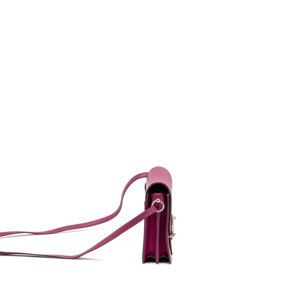 Hermes Mini Roulis Evercolor Rose Purple SHW